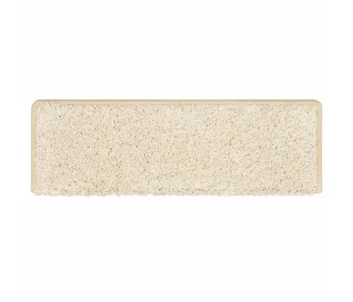 Laiptų Kilimėliai, 30 Vnt., 65X21X4 cm Balti, Stačiakampiai Kraštai