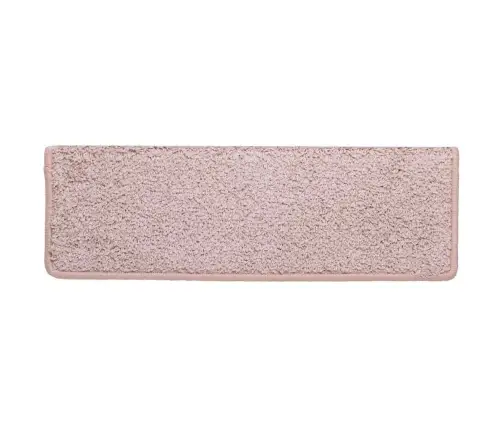 Laiptų Kilimėliai, 30 Vnt., 65X21X4 cm Balti Ir Rožiniai, Stačiakampiai Kraštai Laiptų Kilimėliai, 30 Vnt., 65X21X4 cm Balti Ir Rožiniai, Stačiakampiai Kraštai