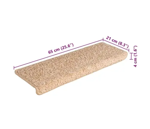 Trepimatid 30 Tk 65 X 21 X 4 Cm Kuldsed Ristkülikukujulised Servad