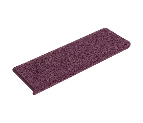 Kāpņu Paklājiņi, 30 Gab., 65X21X4 Cm, Tumši Violeti, Taisnstūrveida Mala Vidaxl