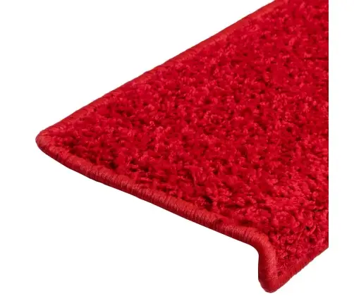 Kāpņu Paklāji, 20 Gab., 65X21X4 Cm, Sarkani Vidaxl