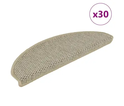 Lipnūs Laiptų Kilimėliai, 30Vnt., Šviesiai Žali, 65X21X4Cm