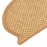 Kāpņu Paklāji, 30 Gab., Pašlīmējoši, 65X21X4 Cm, Sizal Vidaxl Kāpņu Paklāji, 30 Gab., Pašlīmējoši, 65X21X4 Cm, Sizal Vidaxl