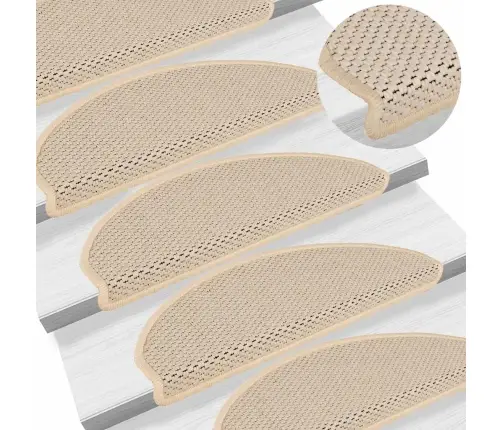 Kāpņu Paklāji, 30 Gab., Pašlīmējoši, 65X21X4 Cm, Berbers Vidaxl