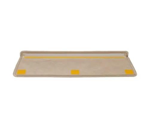Lipnūs Laiptų Kilimėliai, 30Vnt., Smėlio Spalvos, 65X21X4Cm Lipnūs Laiptų Kilimėliai, 30Vnt., Smėlio Spalvos, 65X21X4Cm