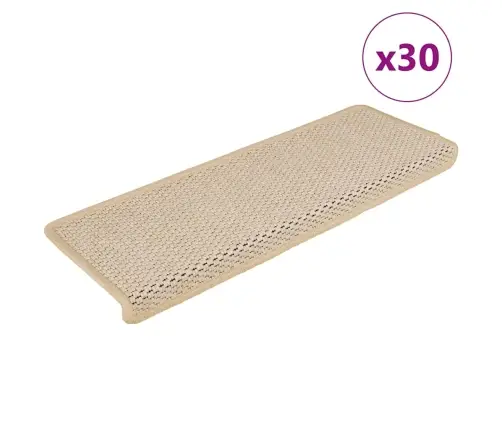 Lipnūs Laiptų Kilimėliai, 30Vnt., Berber, 65X21X4Cm