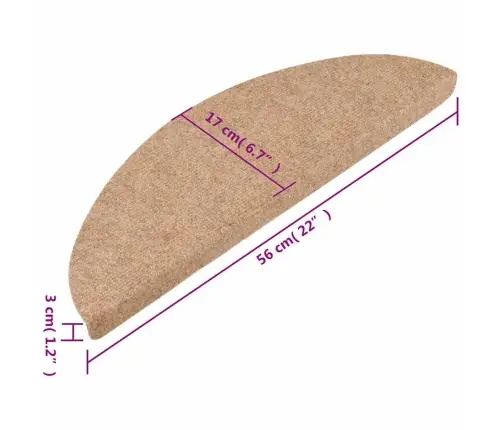 Kāpņu Paklāji Pašlīmējošie 20Gb Bēšs 56X17X3 Cm Vidaxl Kāpņu Paklāji Pašlīmējošie 20Gb Bēšs 56X17X3 Cm Vidaxl