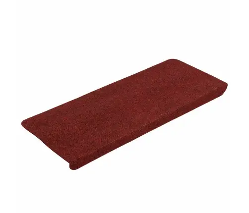 Lipnūs Laiptų Kilimėliai, 10Vnt., Raudoni, 65X22,5X3,5Cm