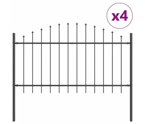 Aiandus Aiapaneel 4 Pcs Hall 170 X 140 Cm Pulbervärvitud Teras