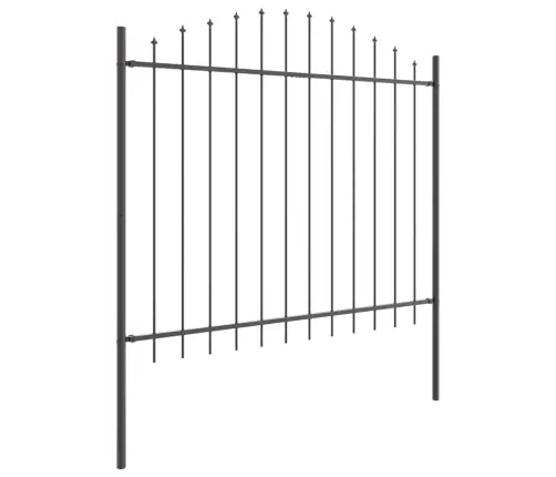 Sodo Tvora Pilka 680 X 150 Cm Milteliniu Būdu Dengtas Plienas