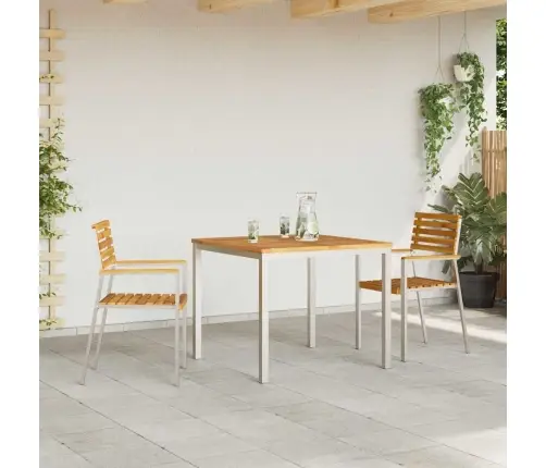 Aia Söögilaudade Komplekt 3 Pcs Pruun Tugev Akatsiapuu