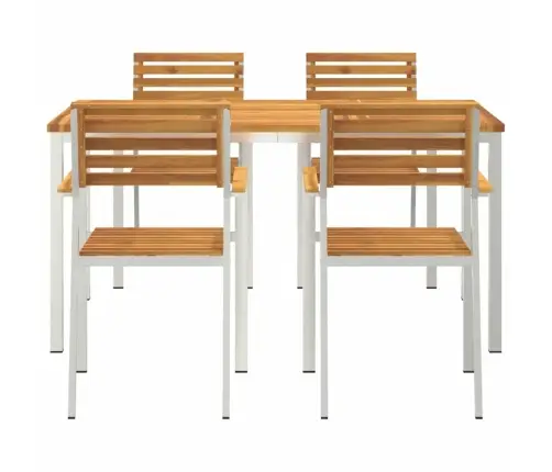 Dārza Ēdamgalds 5 Pcs Vidaxl