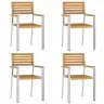 Dārza Ēdamgalds 5 Pcs Vidaxl