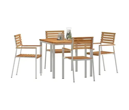 Aiaeinestamisekomplekt 5 Pcs Pruun Tammepuit