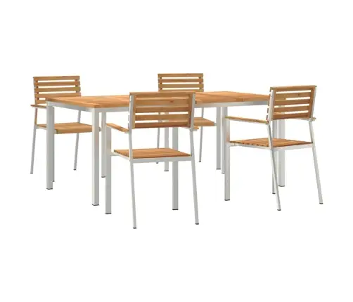 Dārza Ēdamgalda Komplekts 5 Pcs Vidaxl