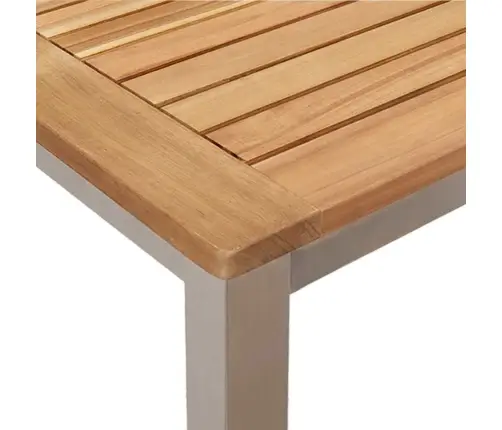 3 Daļu Dārza Ēdamgalds Masīvkoks Akācija Vidaxl