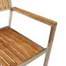 5 Daļu Dārza Ēdamgalds Cietā Akācijas Koka Vidaxl