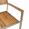 Aia Söögilaudade Komplekt 9 Pcs Pruun Tugev Tiikpuu