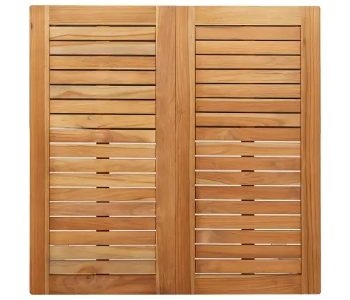 Aia Söögilaudade Komplekt 3 Pcs Pruun Tugev Teakpuit