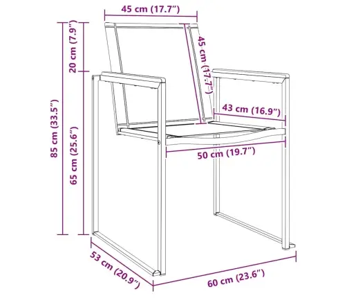 7 Daļu Dārza Galda Komplekts No Teikas Un Nerūsējošā Tērauda Vidaxl