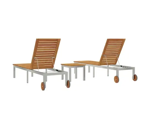 Lamamistoolid 2Tk Lauaga 2-Isik 3 Pcs Pruun Tugev Akatsiapu Lamamistoolid 2Tk Lauaga 2-Isik 3 Pcs Pruun Tugev Akatsiapu