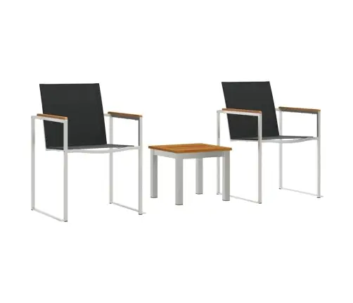 Āra Ēdamistabas Komplekts 3 Pcs Akācijas Masīvkoks Vidaxl