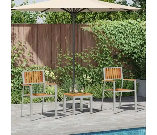 3 Daļu Dārza Ēdamistabas Komplekts Solidais Akācijas Koks Vidaxl 3 Daļu Dārza Ēdamistabas Komplekts Solidais Akācijas Koks Vidaxl