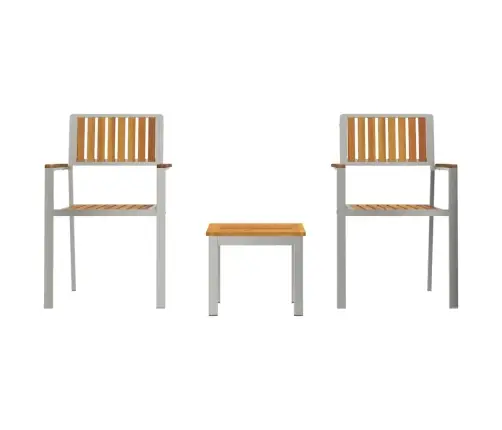 3 Daļu Dārza Ēdamistabas Komplekts Solidais Akācijas Koks Vidaxl 3 Daļu Dārza Ēdamistabas Komplekts Solidais Akācijas Koks Vidaxl