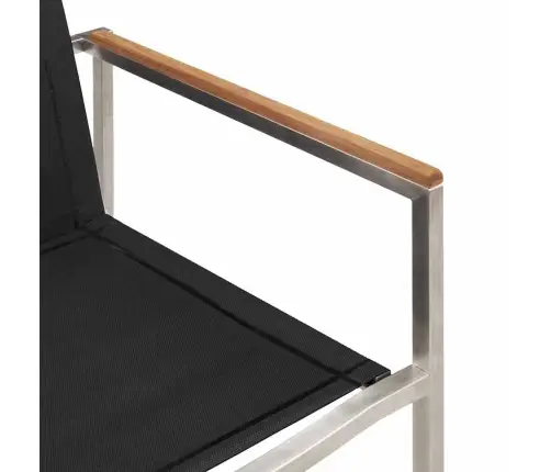 Āra Ēdamistabas Komplekts 3 Pcs Masīvs Tīkkoks Vidaxl