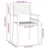 Aia Tool 6 Pcs Pruun 56 X 54.5 X 87Cm Akaatsiapuit