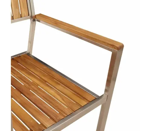 Saliekamie Dārza Krēsli 8 Gab 54.5X56X87 Cm Ciets Akācijas Koks Vidaxl