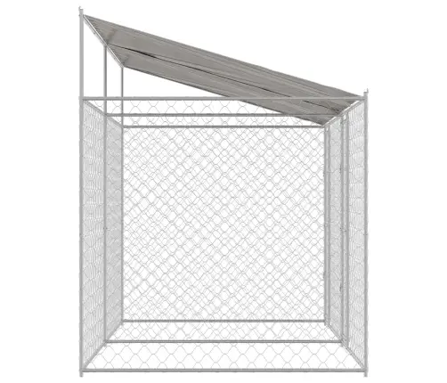 Suņu Būris Sudraba 400 X 200 X 256 Cm Cinkots Tērauds