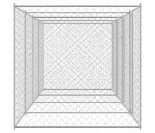 Šuns Narvas Sidabro 800 X 200 X 200 Cm Cinkuota Plienas