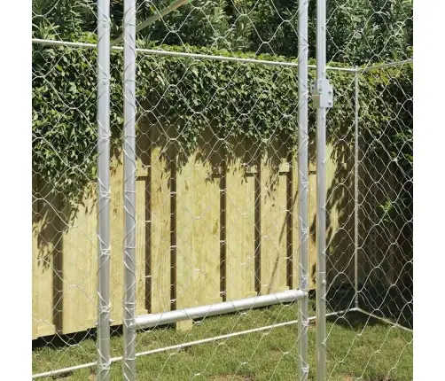 Koerapuur Hõbedane 400 X 200 X 200 Cm Tsinkteras