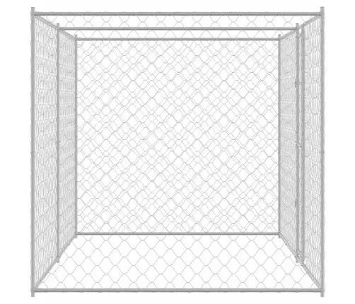 Koerapuur Hõbedane 400 X 200 X 200 Cm Tsinkteras