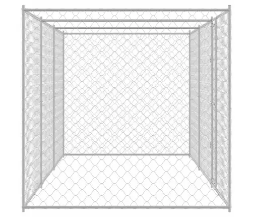 Suņu Būris Sudraba 600 X 200 X 256 Cm Cinkots Tērauds