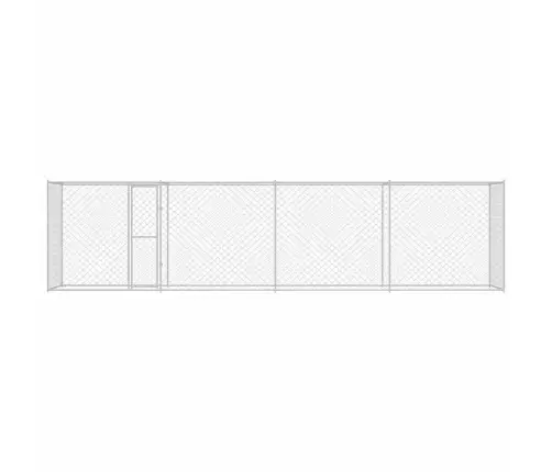 Suņu Būris Sudraba 800 X 200 X 256 Cm Cinkots Tērauds