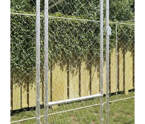 Suņu Būris Sudraba 600 X 200 X 200 Cm Cinkots Tērauds