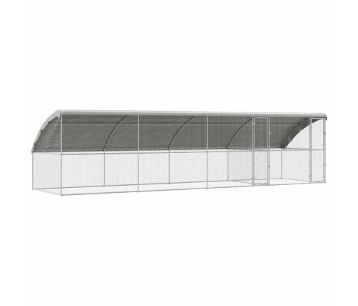 Vištų Narvas Sidabro 800 X 200 X 198.5 Cm Cinkuota Plienas