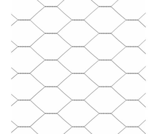 Vištų Narvas Sidabro 400 X 200 X 198.5 Cm Galvanizuotas Plienas