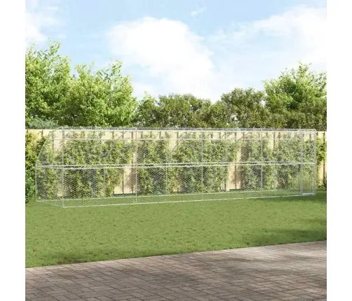 Koerakuut 4 Pcs Hõbedane 8 X 2 X 2 M Tsingitud Teras