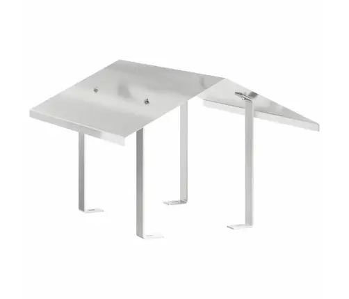 Korstnapühkija Hõbedane 50 X 60 X 37 Cm Roostevaba Teras