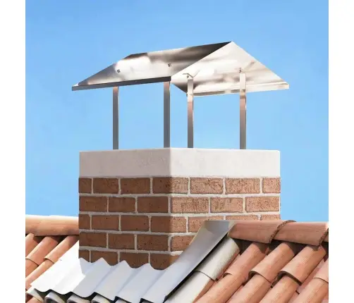 Korstnapühkija Hõbedane 60 X 60 X 38 Cm Roostevaba Teras