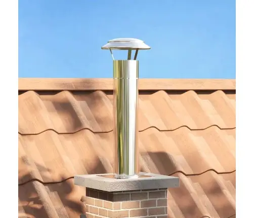 Korstepeade Pikendus Hõbedane 24 X 24 X 50 Cm Roostevaba Teras