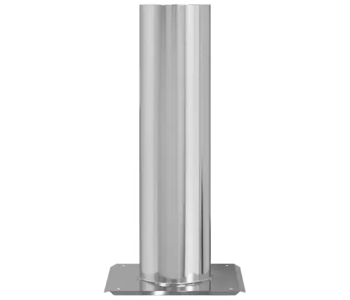 Korstepeade Pikendus Hõbedane 24 X 24 X 50 Cm Roostevaba Teras