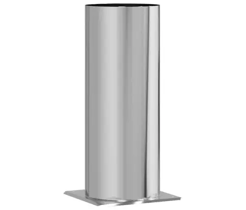 Kaminų Viršaus Pratęsimas Sidabro 31 X 31 X 50 Cm