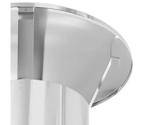 Skursteņa Pagarinājums Sudraba 35 X 35 X 82 Cm Vidaxl