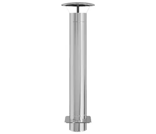 Skursteņa Pagarinājums Sudraba 35 X 35 X 132 Cm Vidaxl