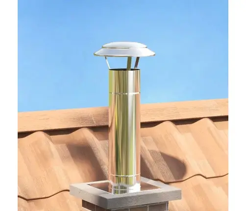 Lietus Vāks Skurstenim Sudraba 25 X 25 X 20 Cm Vidaxl