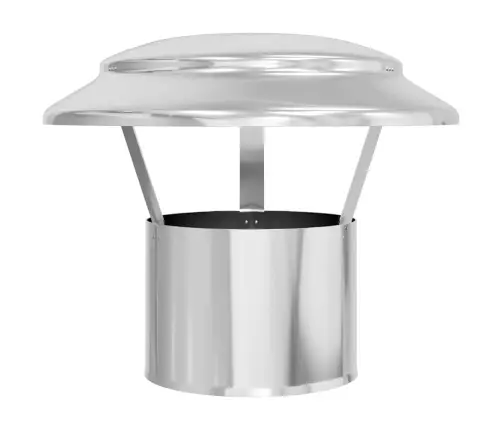 Lietus Vāks Skurstenim Sudraba 25 X 25 X 20 Cm Vidaxl